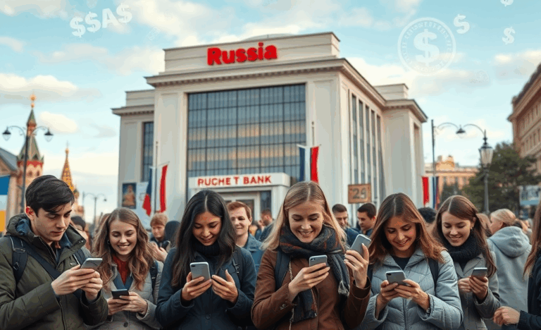 Изображение человека, радующегося получению денег онлайн