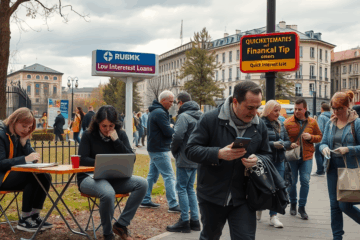 Человек, использующий онлайн-платформу для быстрого заработка и решения финансовых проблем.