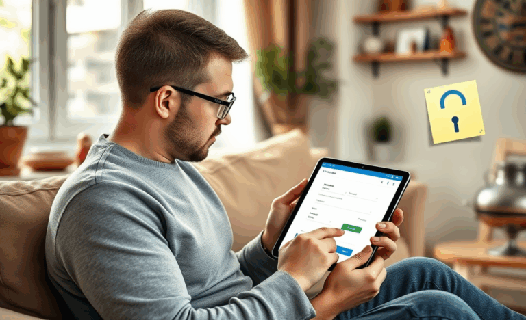 Изображение демонстрирует процесс получения безопасного кредита с использованием электронной подписи.