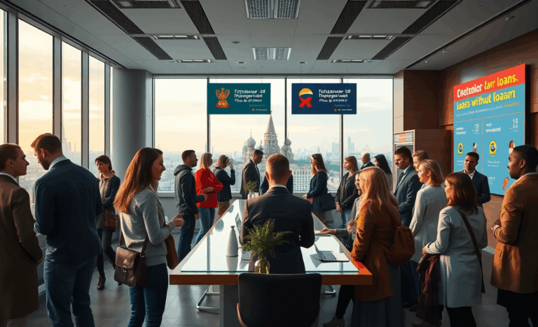 Изображение человека, запрашивающего кредит без проверки кредитной истории через интернет.