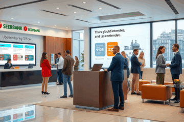 Изображение, отражающее получение выгодного кредитного предложения с низкой процентной ставкой