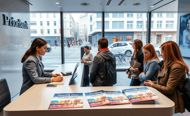 Изображение человека, получающего быстрый займ в Priorbank онлайн.