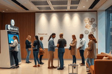 Изображение с логотипом ВТБ Банк Беларусь и графическими элементами кредита