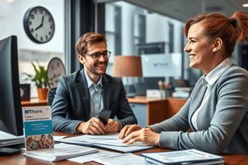 Изображение, иллюстрирующее процесс получения кредита в МТБанке с минимальной гарантией