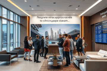 Человек изучает условия личного финансирования с пониженными ставками в банке Dabrabyt.