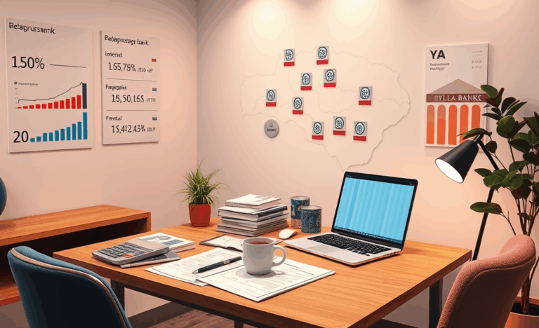 Человек изучает предложения банков по персональным кредитам для выбора лучших условий.